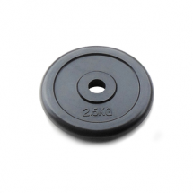 Диск JOHNS d26/d51 мм черный обрезиненный, 2,5кг