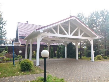 Навес для машин РИВЕР Премиум комплектация, фото 1