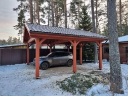 Навес для машин РИВЕР Премиум комплектация, фото 10