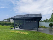 Навес для машин РИВЕР Премиум комплектация