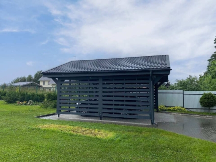 Навес для машин РИВЕР Премиум комплектация, фото 13