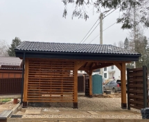 Навес для машин РИВЕР Премиум комплектация