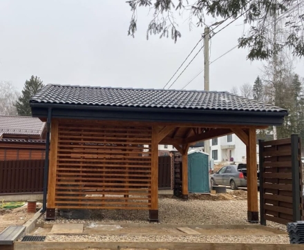 Навес для машин РИВЕР Премиум комплектация, фото 16