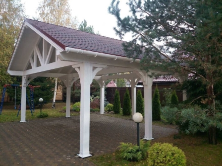 Навес для машин РИВЕР Премиум комплектация, фото 17