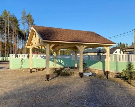 Навес для машин РИВЕР Премиум комплектация, фото 23