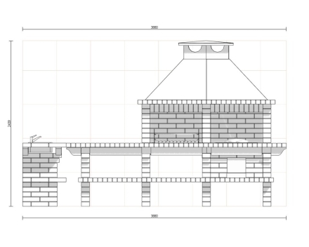 Печь Аристократ 7304 Радиальный кирпич красный с коричневым, фото 8