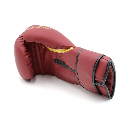 Перчатки боксерские KouGar KO800-14, 14oz, бордовый, фото 4