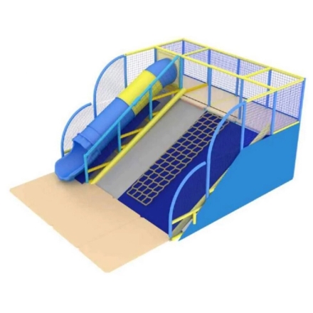 Скалодром-вулкан с горкой (6,65*4,9*3,1 м.), фото 1