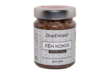 Шоколадная паста с кокосом, льном и стевией, в стекле, 265г Шоколадная паста с кокосом, льном и стевией, в стекле, 265г
