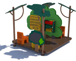 Песочный дворик Дерево знаний для детской площадки