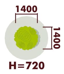 Стол детский Дубок 02020 для игровой площадки, фото 4