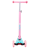 Самокат 3-колесный Snappy 3D, 120/80 мм, мятный/розовый