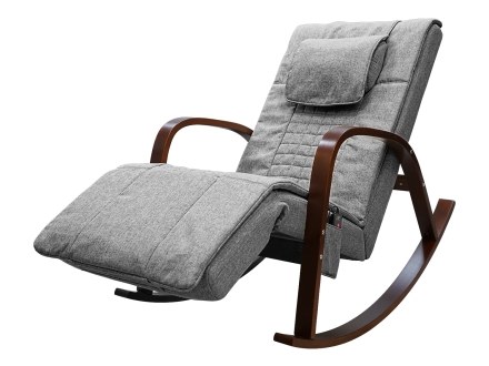 Массажное кресло качалка FUJIMO F2002 МСX Time2Chill Grey (Tailor 7) Вишня, фото 5