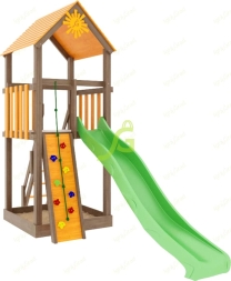 Детская площадка IgraGrad Панда Фани Tower скалодром, фото 4