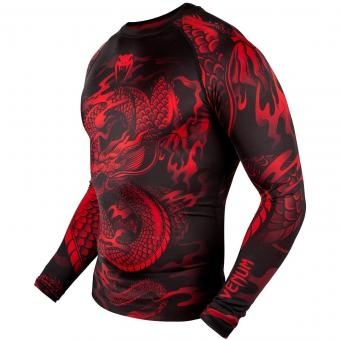 Рашгард Venum Dragon&#039;s Flight Black/Red L/S, фото 2