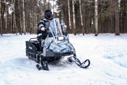 Мини-снегоход БУРЛАК-М Егерь Centro L 15 л.с., фото 6