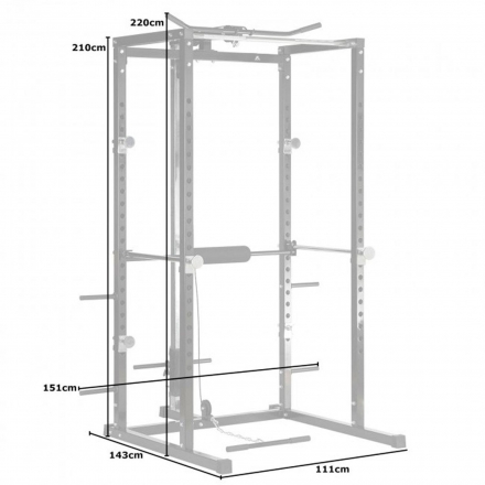 Рама силовая и тяга сверху/снизу DFC F1CGE07 (чёрный, 4 короба), фото 5