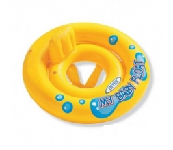 Надувной плотик круг Intex 59574 с трусами 67 см до 11кг от 1-2 лет, фото 1