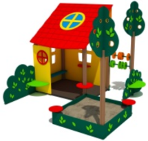 Песочный дворик Веранда для детской площадки