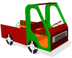 Игровой макет Грузовичок ИМ004 для детских площадок Игровой макет Грузовичок ИМ004 для детских площадок