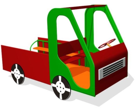 Игровой макет Грузовичок ИМ004 для детских площадок, фото 1