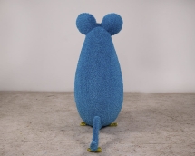 Топиари Мышка вертикальная, h=130 см - газон Eco