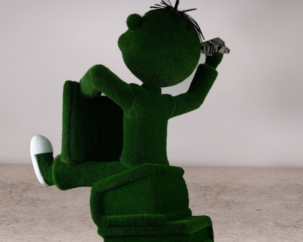 Топиари читающий мальчик - газон Eco, фото 3