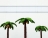 Топиари композиция Пальмы кокосовые - газон Deluxe+Eco