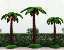 Топиари композиция Пальмы кокосовые - газон Deluxe+Eco Топиари композиция Пальмы кокосовые - газон Deluxe+Eco