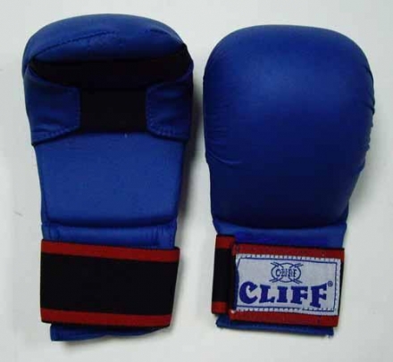 Накладки на руку для карате (PU) синие р.2XL, фото 1