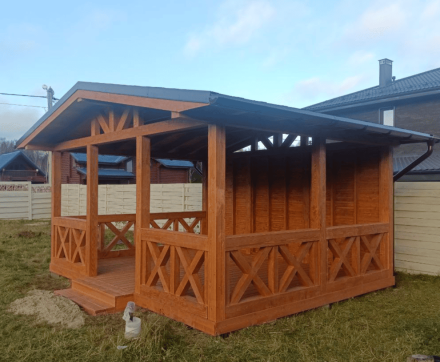 Прямоугольная беседка Накано, фото 2