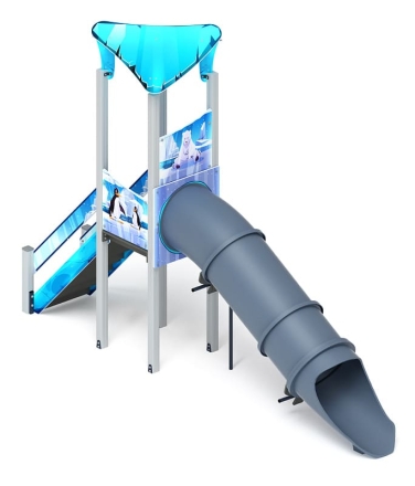 Горка Волшебный город (Снежная королева) - ИО 44.19.01-02 - Тоннельная прямая Н=1500, фото 1