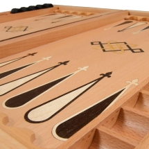 Нарды Сенеж "Казбек" мини (Россия, дерево, 36х22х5 см)