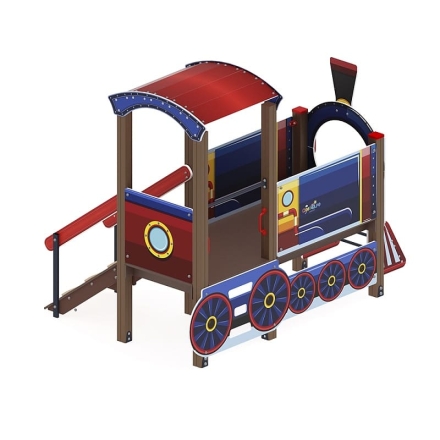 Паровозик (синий) - Беседка - МФ 10.03.05-01, фото 2