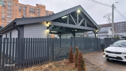 Навес для автомобилей с хозблоком РИЧМОНД Базовая комплектация, фото 10