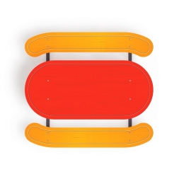 Столик детский овальный - МФ 31.01.09-01, фото 3