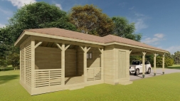 Навес для машины ГРЕЙТ Несущий каркас, фото 3