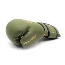 Перчатки боксерские KouGar KO900-8, 8oz, темно-зеленый