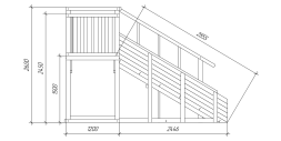 Зимняя горка Савушка Зима Wood 3, фото 6