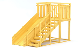Зимняя горка Савушка Зима Wood 3, фото 1