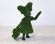 Топиари композиция Мама с детьми - газон Есо Топиари композиция Мама с детьми - газон Есо