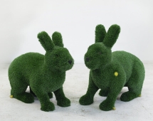 Топиари композиция 3 зайца - газон Deluxe Green Топиари композиция 3 зайца - газон Deluxe Green