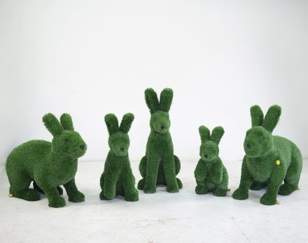 Топиари композиция 3 зайца - газон Deluxe Green, фото 3