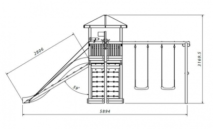Детская площадка &quot;Баунти&quot;, фото 6