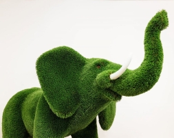 Топиари слон Абхей - газон Deluxe/Deluxe Green, фото 3