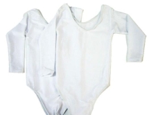 Купальник гимнастический дет.п/э р.XL  0705 белый