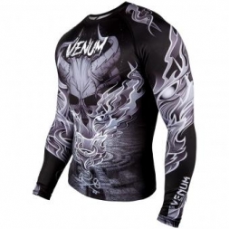Рашгард Venum Minotaurus Black/White L/S, фото 2