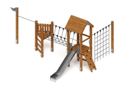 Игровой комплекс (лиственница темный) ДИК 2.24.05-Л.И1.01, фото 1