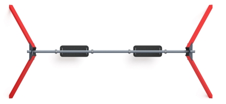 Качели двойные М2 - ИО 12.М.03.03.03-01, фото 5