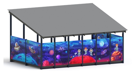 Теневой навес (Космопорт. Космос) - МФ 71.6.4-08, фото 3